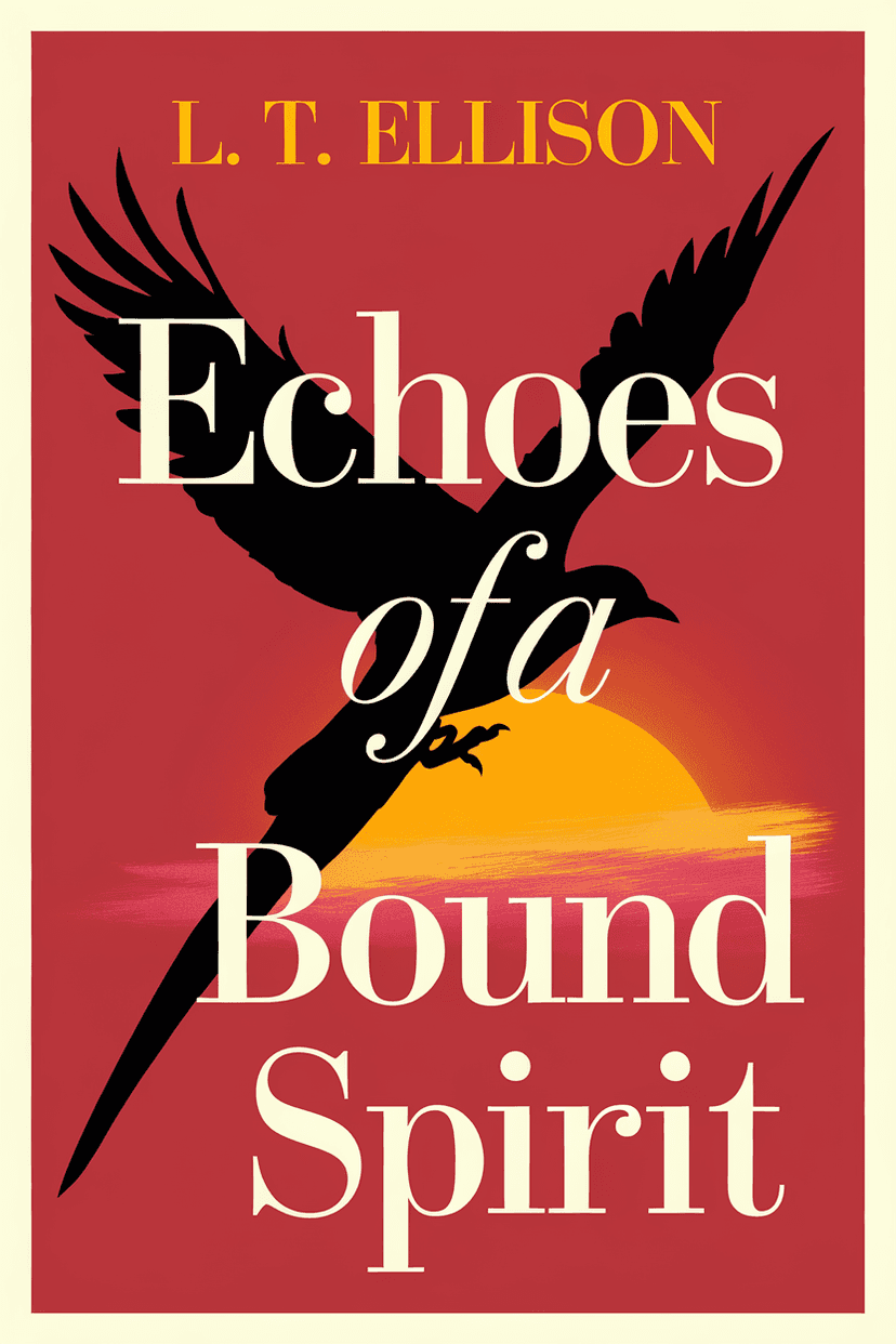 Fantasy book cover with magical elements