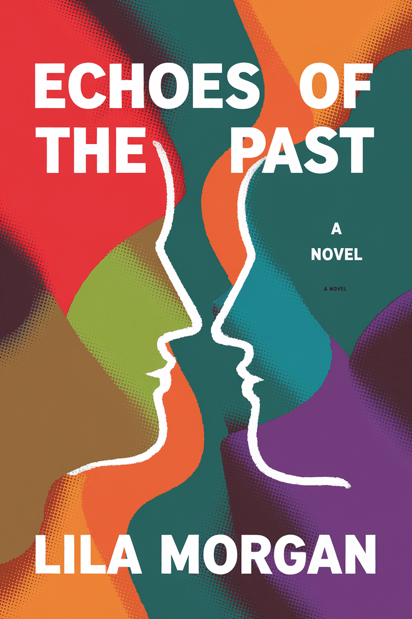 Sci-fi book cover with futuristic elements